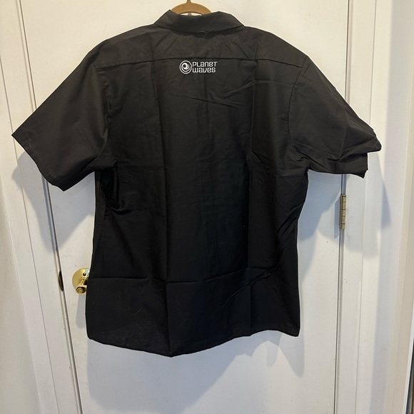 Men’s planet waves black short sleeve work shirt. button down. Size XL - Picture 2 of 6